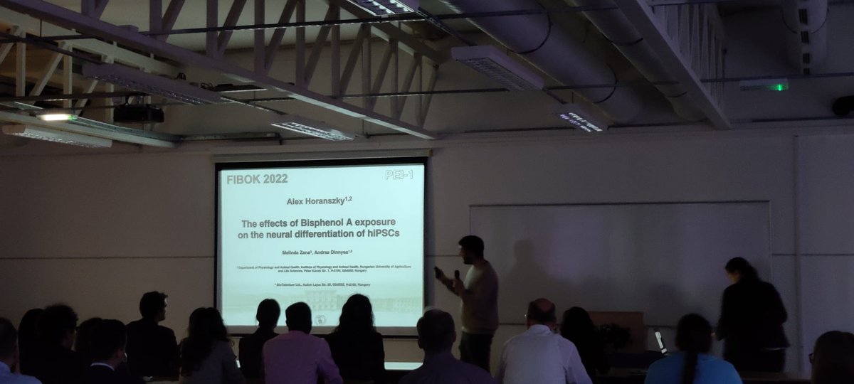 DohartNet's tweet photo. Two of our ESR, ESR1(@fede_lambe) and ESR2 @alexhoranszky ) presented at FIBOK 2022 organizedby MATE University . Stay Tuned  #MCSA #horizon2020 #dohartnet #stemcell https://t.co/wO4QZ85lxT