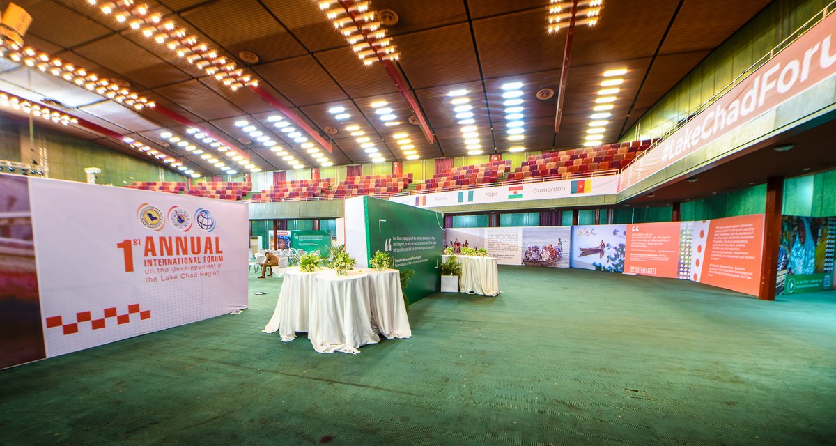 lcbc_cblt's tweet photo. Join the closing ceremony of the 1st Annual International Forum on the Development of the Lake Chad Region.

Join us live on: https://t.co/kMxd7toP8Y

#LakeChadForum #ClimateChange #Africa #Security #Resilience #Development #Recovery https://t.co/6XvfaqNi6F