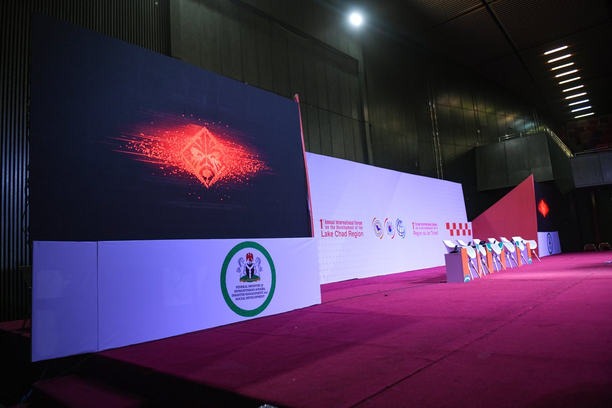 lcbc_cblt's tweet photo. Join the closing ceremony of the 1st Annual International Forum on the Development of the Lake Chad Region.

Join us live on: https://t.co/kMxd7toP8Y

#LakeChadForum #ClimateChange #Africa #Security #Resilience #Development #Recovery https://t.co/6XvfaqNi6F