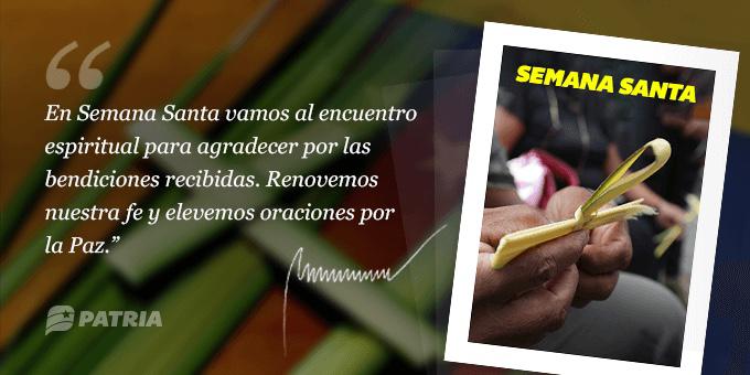 Inicia la entrega del #BonoSemanaSanta2022 enviado por nuestro Presidente @NicolasMaduro, a través de la #PlataformaPatria. La entrega tendrá lugar entre los días #12Abr al #20Abr de 2022.