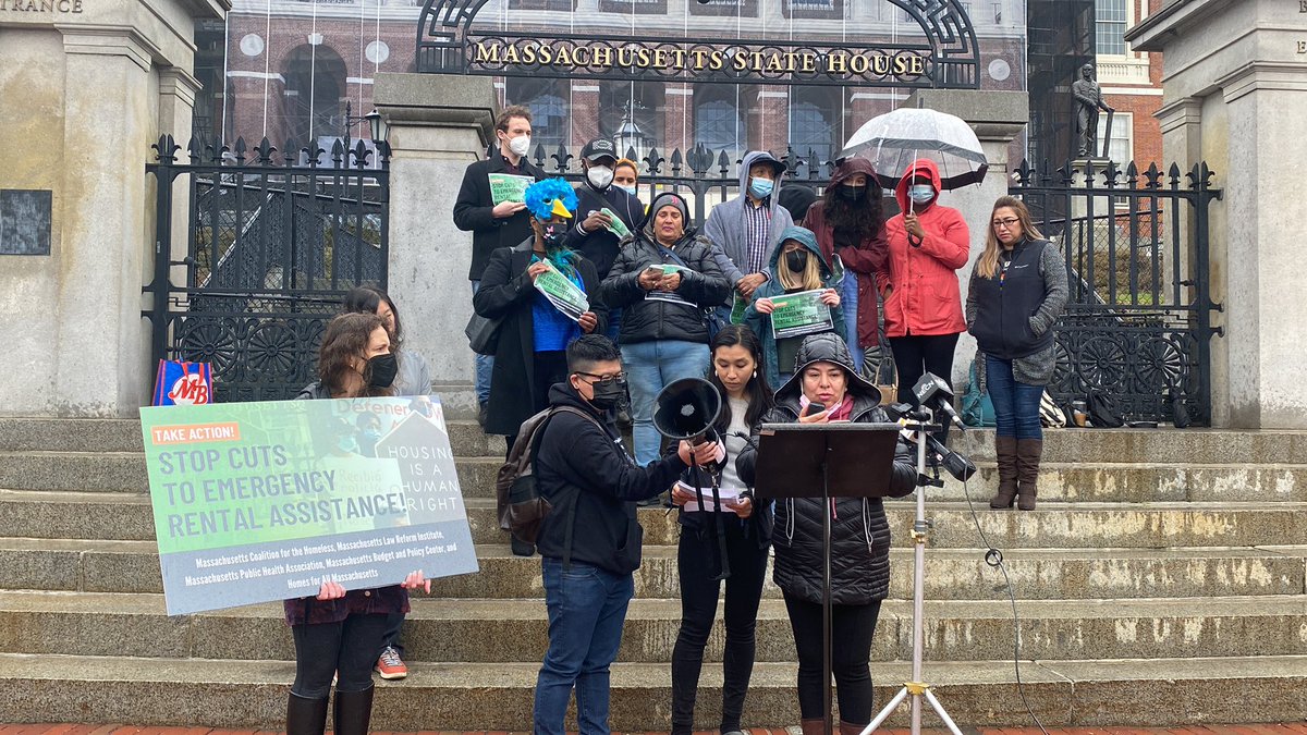 RTTCBoston's tweet photo. Antonia, Lynn resident organizing w/@LynnUnitedMA, shares her story of how this pandemic has impacted her. βWe have kids to feed, & we need a roof over our head β¦ we need to continue rental assistance.β
#Stopthecuts #FightforRentalAssistance
#WorkingClassFight https://t.co/3Ak65DAeYo