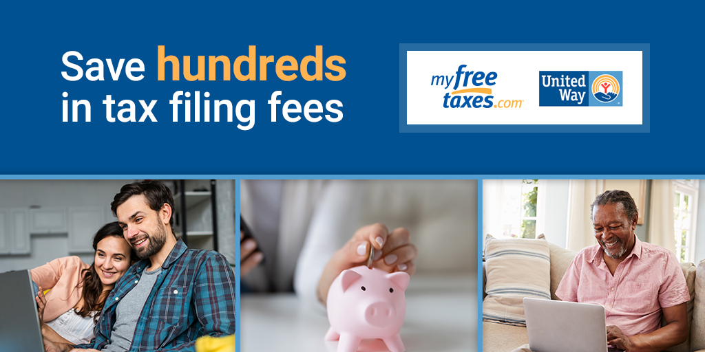 UWDesert's tweet photo. Why pay when you can file for free with United Way's secure online platform? Start your free return today: https://t.co/20fKN73zcA #LiveUnited #MyFreeTaxes https://t.co/CXTVZgVkCn