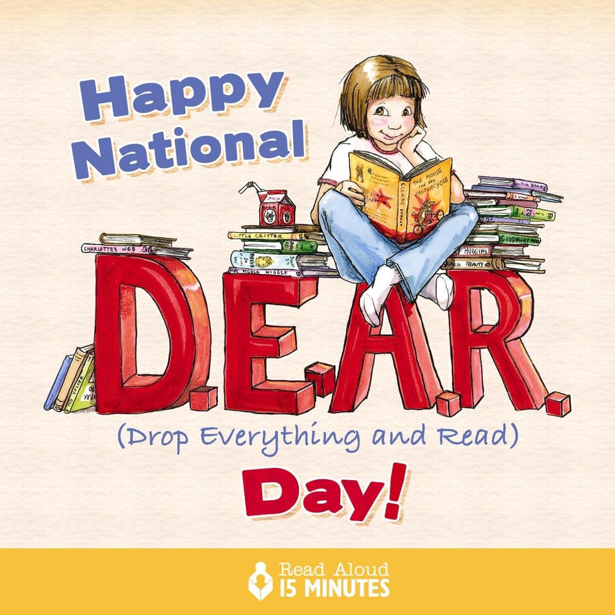 EarlyLearningSC's tweet image. Today is National D.E.A.R. Day! To remind families to join in and be active readers! What will you be reading today?