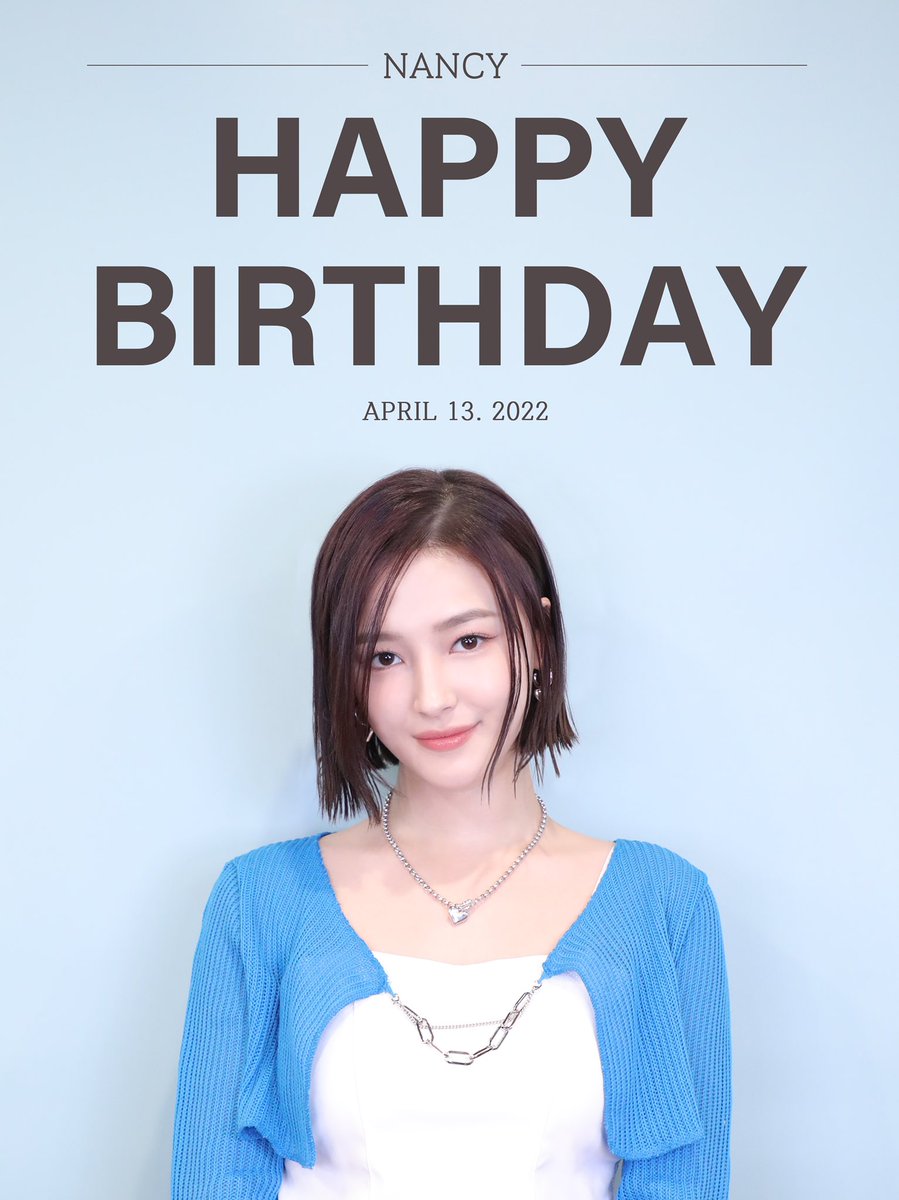 #HAPPYNANCYDAY💙 모모랜드 낸시의 생일을 축하합니다🎂🎉 ⠀ #MOMOLAND #모모랜드 #NANCY #낸시