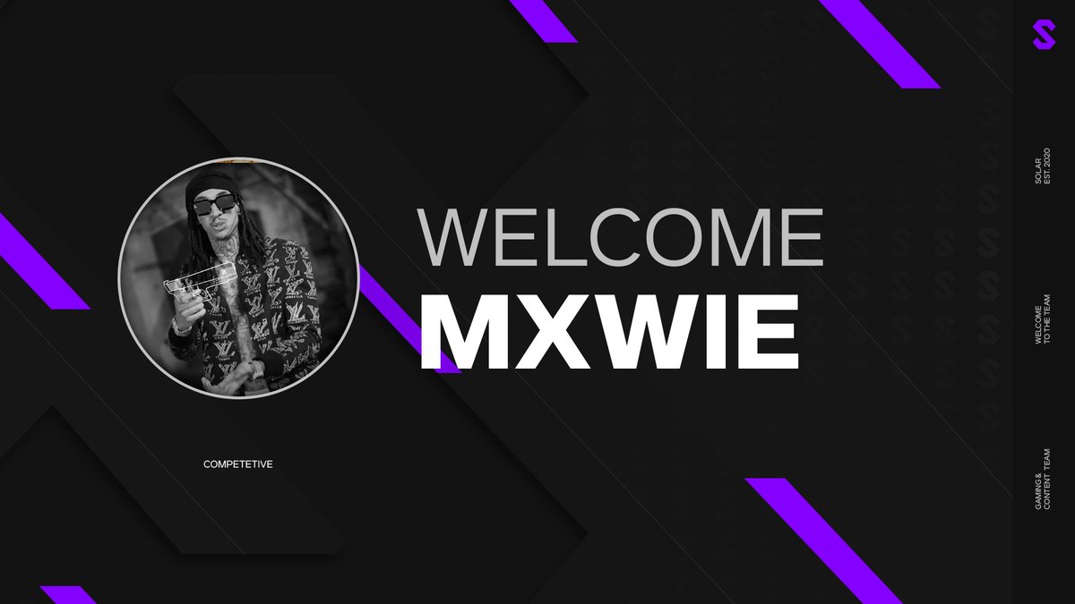 SolarxGG's tweet photo. Here we go 🚀

Please Welcome our newest addition to our Fortnite Roster!💜

@mxwiefnr 

#SolarOnTop https://t.co/dZI57PifDb