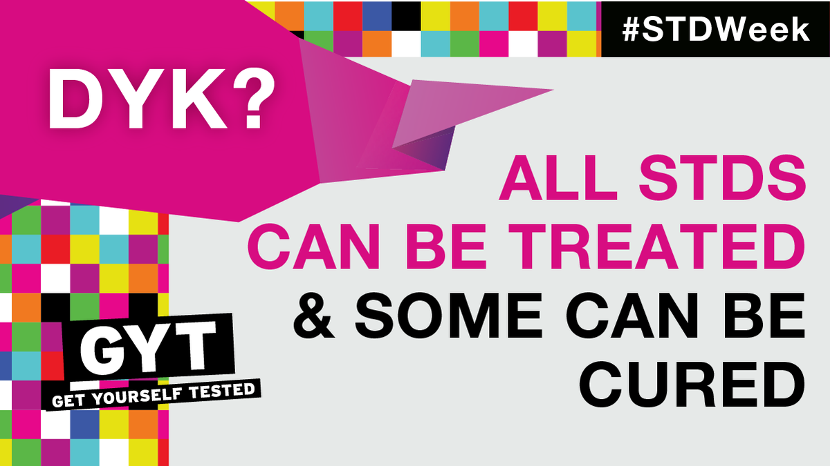 HolyokeHealth's tweet photo. It's STD Awareness Week! DYK? All STDs can be treated &amp; some can be cured. Holyoke Health Center's Testing and Counseling program- where anyone can get tested FREE and confidentially. Call 413-420-2255 for more information. We also give out FREE condoms and lubricants.  #STDWeek https://t.co/vchuL8yk94