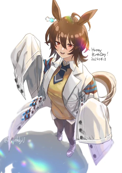 オメデト!
#ウマ娘 #ウマ娘プリティーダービー #アグネスタキオン生誕祭2022 #アグネスタキオン 