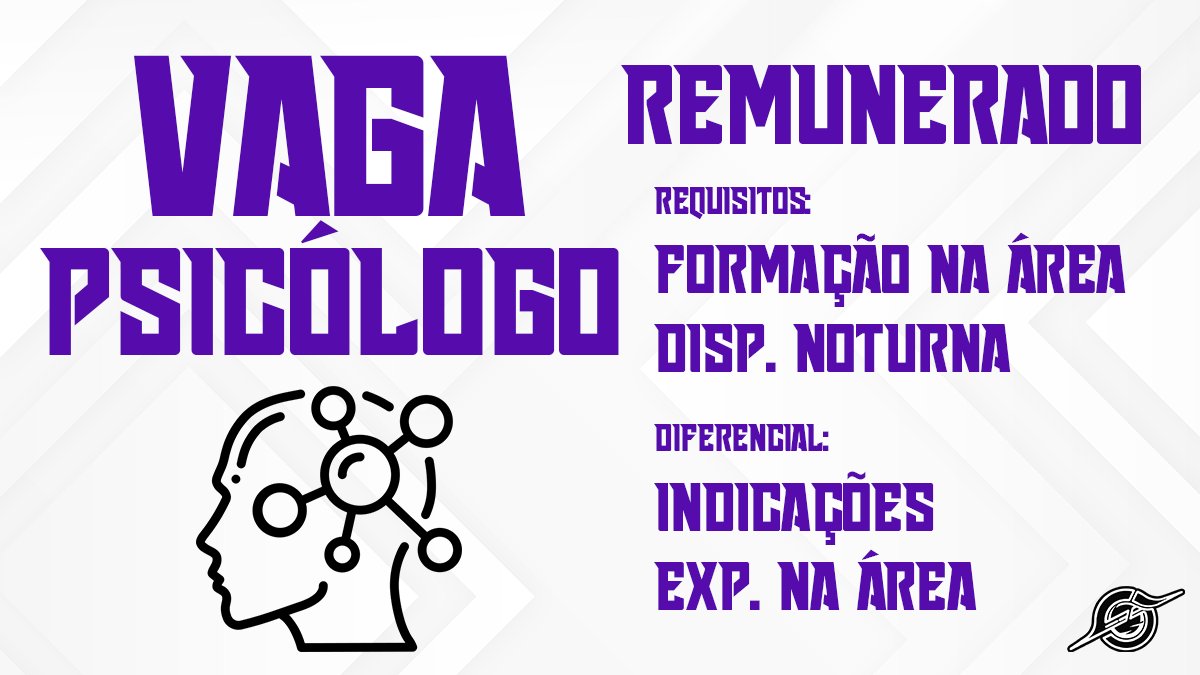space_dest's tweet image. Opa, passei aqui para deixar mais uma vaga aqui pra vcs. 🚀🪐

Estamos em busca de psicólogo, vaga REMUNERADA! 💲

Entre em contato via DM se tiver interesse. 📲