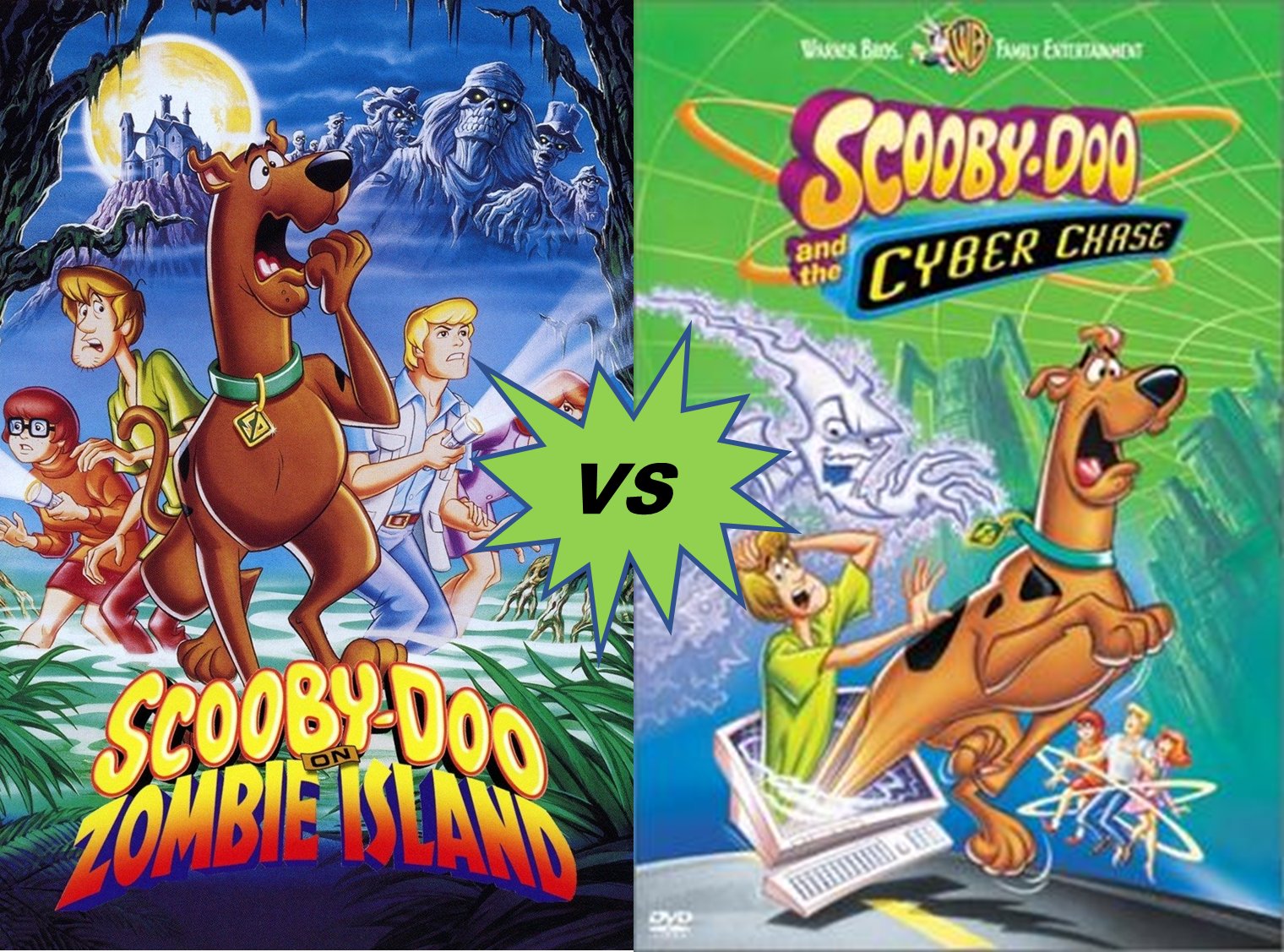 Scooby-Doo History on Twitter: "The Final Four of #scoobydoomadness is set!  We have Zombie Island vs Cyber Chase and Witch's Ghost vs Alien Invaders!  Vote in the thread below! https://t.co/mu7k9x6BDV" / Twitter