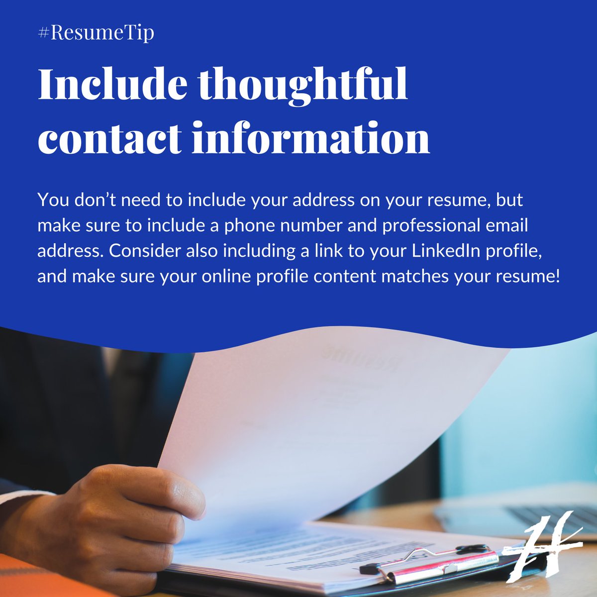 It's #TipTuesday, and today we're sharing a #resume tip from our expert Recruiters! 

Connect with a Hollister Recruiter for live resume and job search support here: bit.ly/3NQxii5

#Hiring #Careers #Tips #ResumeTip