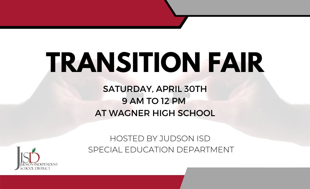 Judson ISD on Twitter "JudsonISD invites you to join our Transition