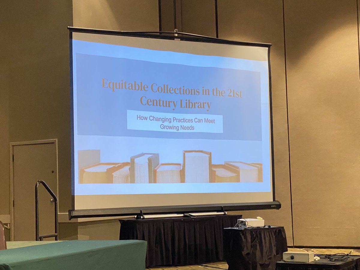 MASLOnline's tweet photo. Introducing our final keynote of #maslsc - the incomparable Betsy Bird is discussing Equitable Collections in the 21st Century Library! @FuseEight https://t.co/bKyqVcQTYK