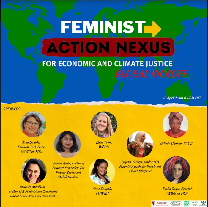 WWGonFfD's tweet photo. Mobilizing on #climateaction and #economicjustice #ActionNexus kick-off πππ
@WEDO_worldwide @PACJA1 @FEMNETProg π
@femtaskforce & @equidadmx First ever Feminist Action Nexus for #Economic & #Climate Justice #ClimateActionNow #cop27 #ffd4dev https://t.co/lO4Ecrd9P7