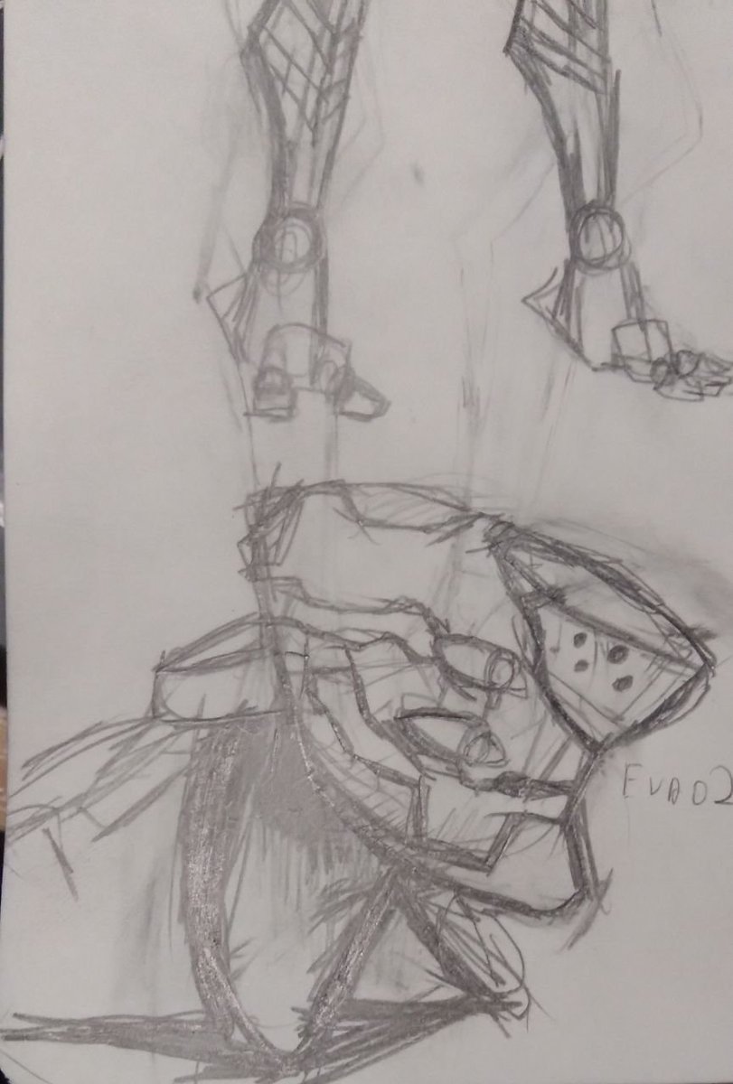 CornaCloud's tweet photo. SO
we fell out of life for like 2 months and in that time period we were uuum
working on things
one of them were drawing robots and mecha(that we created)
it is sort of symbiote of plant and robot
also 1 #evangelion sketch just so u know that i watched the thing
#art #oc #mecha https://t.co/lhlhTxi6nx