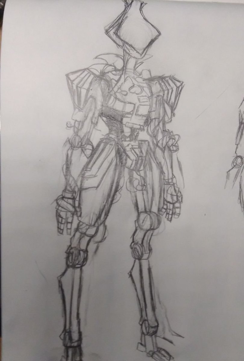 CornaCloud's tweet photo. SO
we fell out of life for like 2 months and in that time period we were uuum
working on things
one of them were drawing robots and mecha(that we created)
it is sort of symbiote of plant and robot
also 1 #evangelion sketch just so u know that i watched the thing
#art #oc #mecha https://t.co/lhlhTxi6nx