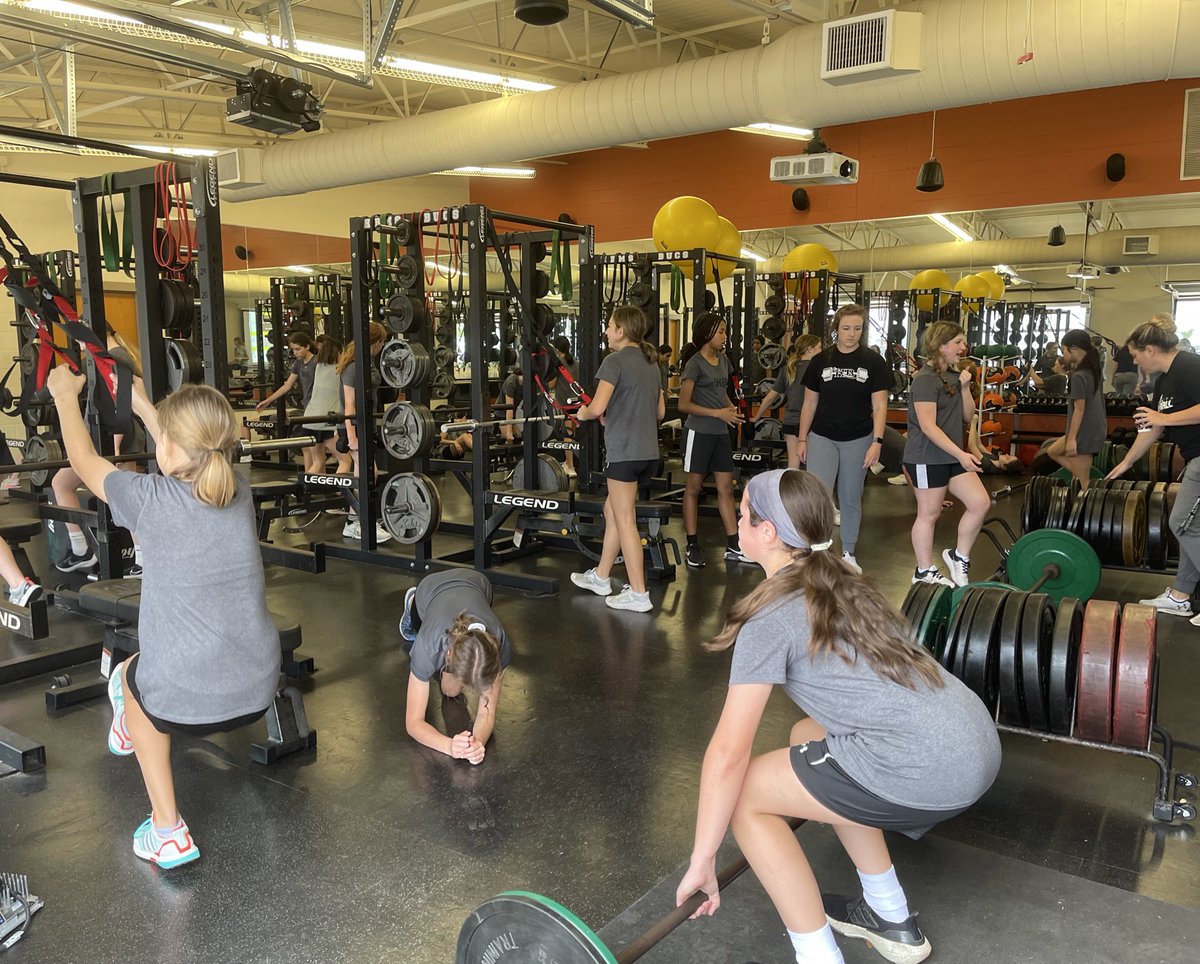 Lady Bucs putting in WORK this morning! #hardworkpaysoff