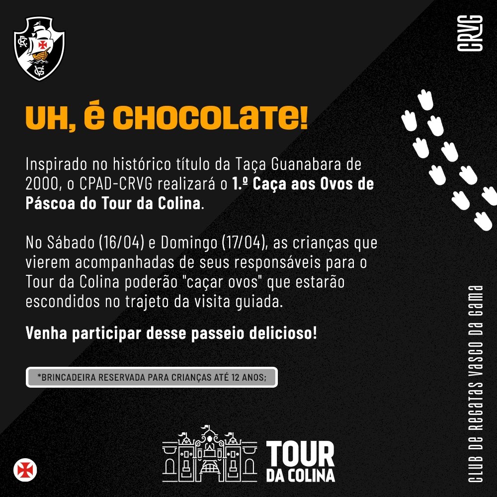 saojanuario's tweet image. Uma bela oportunidade de entretenimento para o seu pequeno vascaíno! 🥰💢

Agende pelo WhatsApp: 21 92020-9363

#VascoDaGama