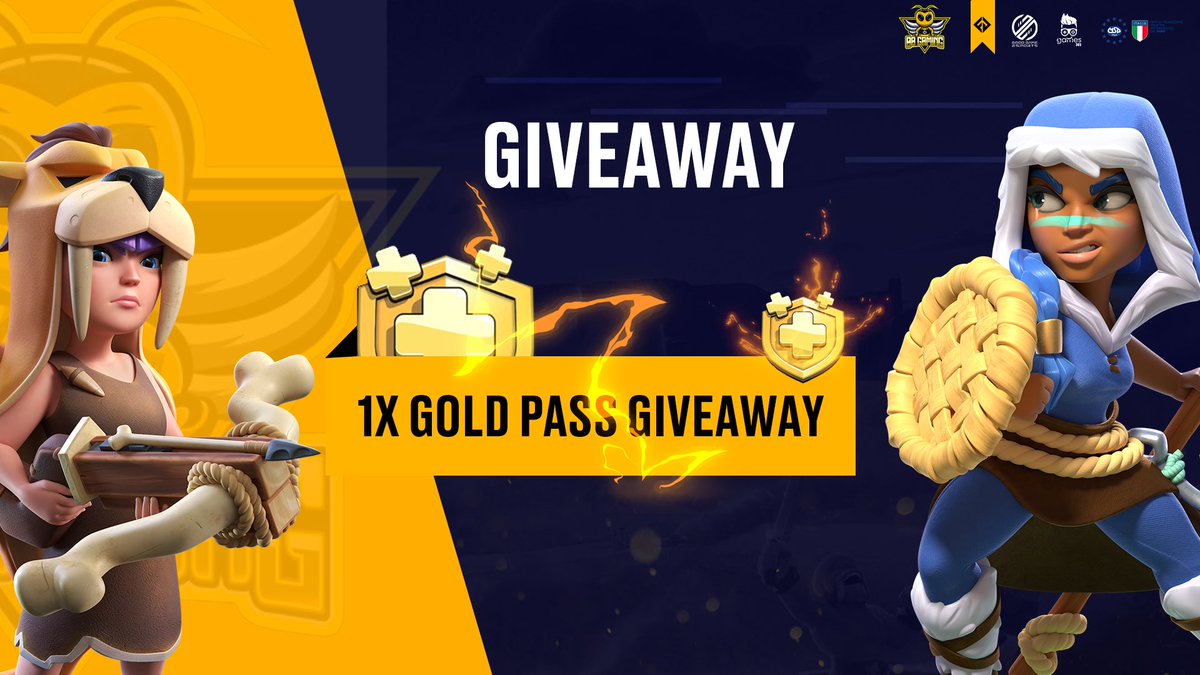 NEW #Giveaway🔥

🏆1x Gold Pass ~ Random winner

Must:
⚫️Follow <a href="/BBGaming___/">BB Gaming</a> 
🟡Like + RT 🤍🔃
⚫️Comment “🐝”

3 days ⏰ end Time…GL💛
#LetsGoBuzzinAround
#BBGaming #ClashOfClans