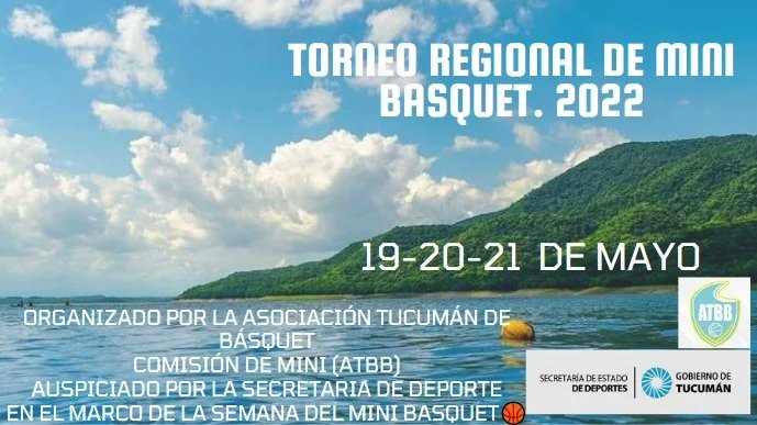 atbboficial's tweet photo. SE VIENE EL EVENTO DE LOS MÁS PEQUEÑOS 
🏀⛹️

El 19,20 y 21 de mayo se llevará a cabo el torneo regional de mini, en el marco de la semana de mini Básquet. 

Departamento de mini Básquet (ATBB) https://t.co/gNeOBMVR3l