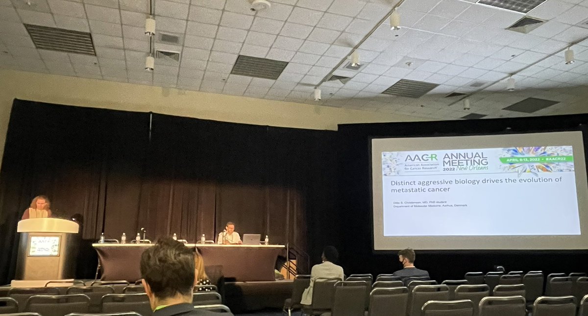 j_ahrenfeldt's tweet photo. Proud and excited to see @DitteSigaard present her research at the AACR in New Orleans #AACR2022 https://t.co/t7HEE4iRpv