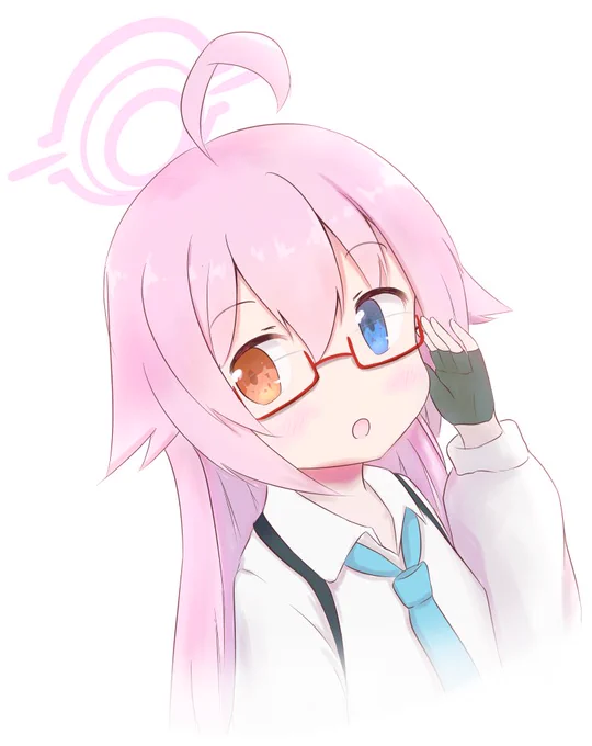 ホシノ+メガネ #ブルアカ