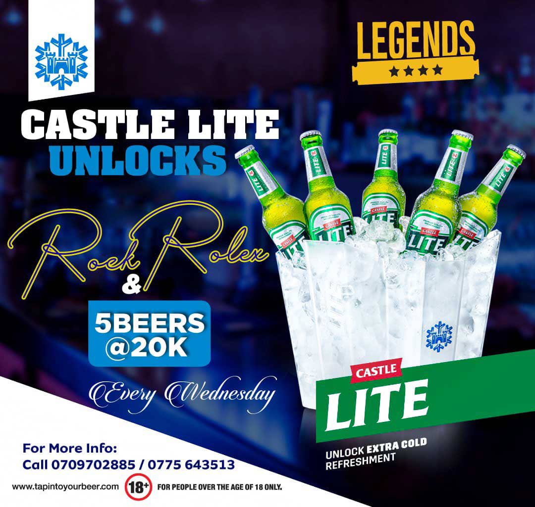 LegendsKla's tweet photo. #WednesdayPlotπ€π€
Hereβs to the midweekπ»: @CastleLiteUg unlocking the midweek vibes with @DJWilUg
You deserve a good time after long day, & hereβs the good time. #RockNRolex https://t.co/7RGDNJ6TXB