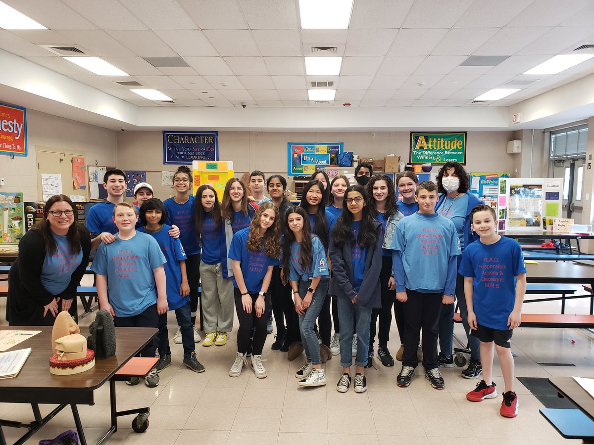 RAD (Responsible Actions and Decisions) club from <a href="/MarlboroMiddle/">Marlboro Middle School</a> was glad we could be back sharing our knowledge with the 5th grade at Mar El. From stress management to internet safety to being  an upstander, our RAD fair covered it all!