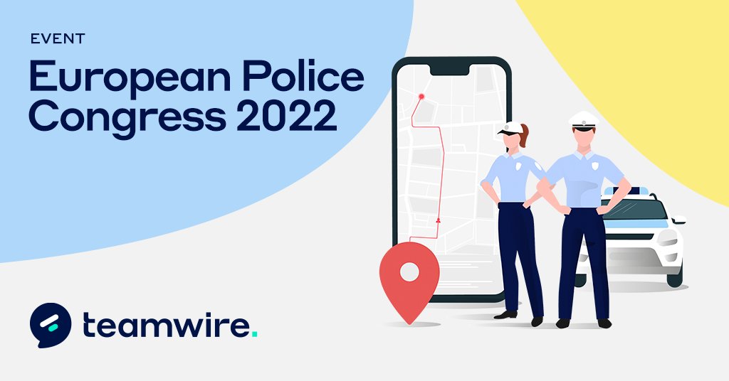 teamwire_app's tweet photo. From May 11-12, 2022, the annual European Police Congress #EPC22 will take place at hub27 in Berlin.

Teamwire will be represented as an exhibitor and will be part at the specialist forum "Communication: mobile and secure".

Follow the link for more info: https://t.co/cZ1UL064o8 https://t.co/90WQP6f8hV