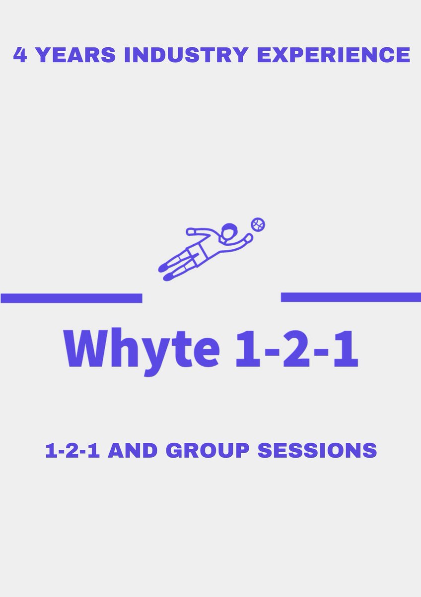 Whyte1_2_1's tweet photo. Buzzing to start offering 1-2-1 and group Goalkeeping sessions in/around Glasgow 👐🐝
DM for Enquiries
⚽ https://t.co/KcMkpuCgtB