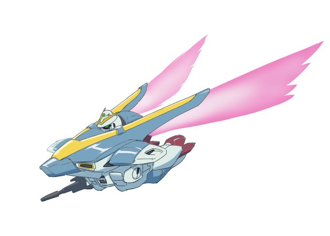 こないだTLにすげえカッコイイV2ガンダムが流れてきたとき思ったんですけど、V2ガンダムの兵器としての本質は「光の翼を備えた戦闘機」であって、顔とか手足はオマケみたいなもんなんですよね…
っていうコンセプトのラクガキです。 