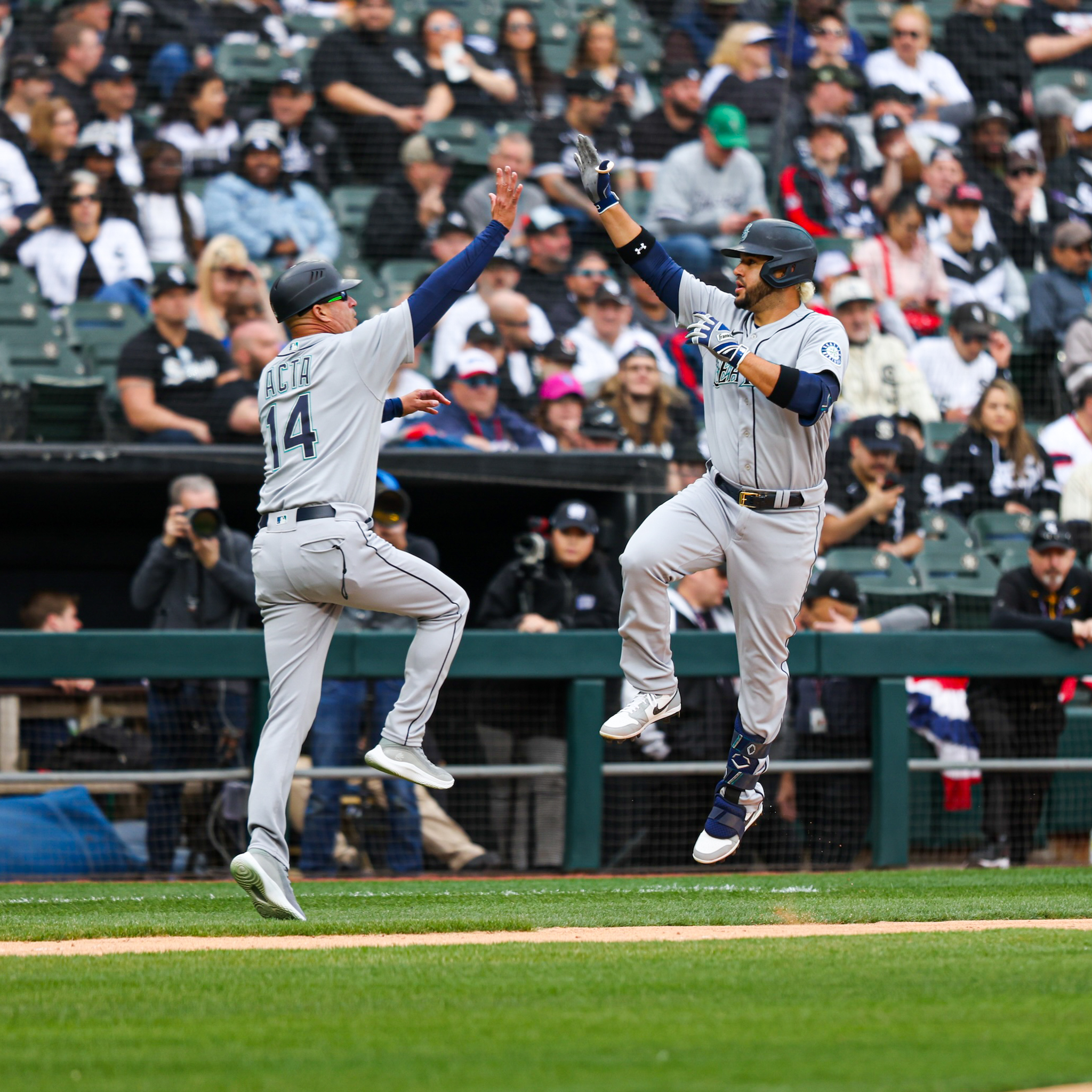 Seattle Mariners on X: I request the highest of fives! -Eugenio Suárez,  probably.  / X