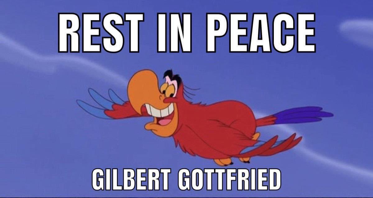 AggyEmmy's tweet photo. #gilbertgottfried 🙏🏼 https://t.co/ZkRQ1ul8gT