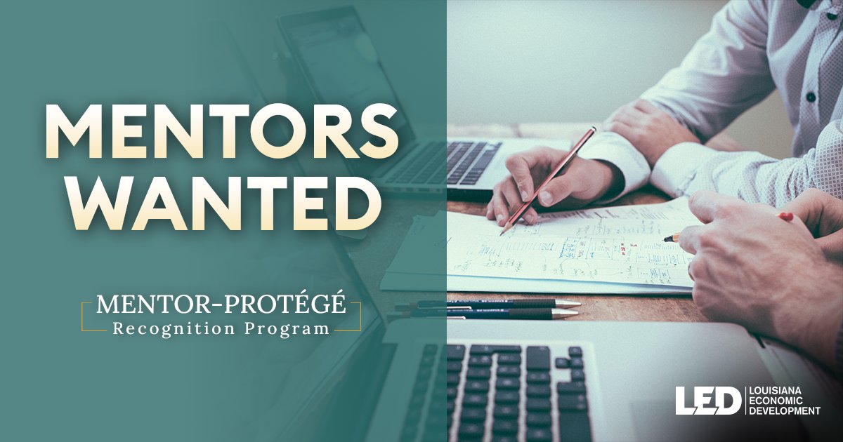 LEDSmBusiness's tweet photo. Nurture small business growth. Participate in the Mentor-Protégé Recognition Program. Contact Tatiana Bruce to #BecomeAMentor. https://t.co/U8AMhwJfcd. 

#LED  #MentorProtégé  #SBS  #SmallBusinessPrograms https://t.co/M1W7MDYAeb