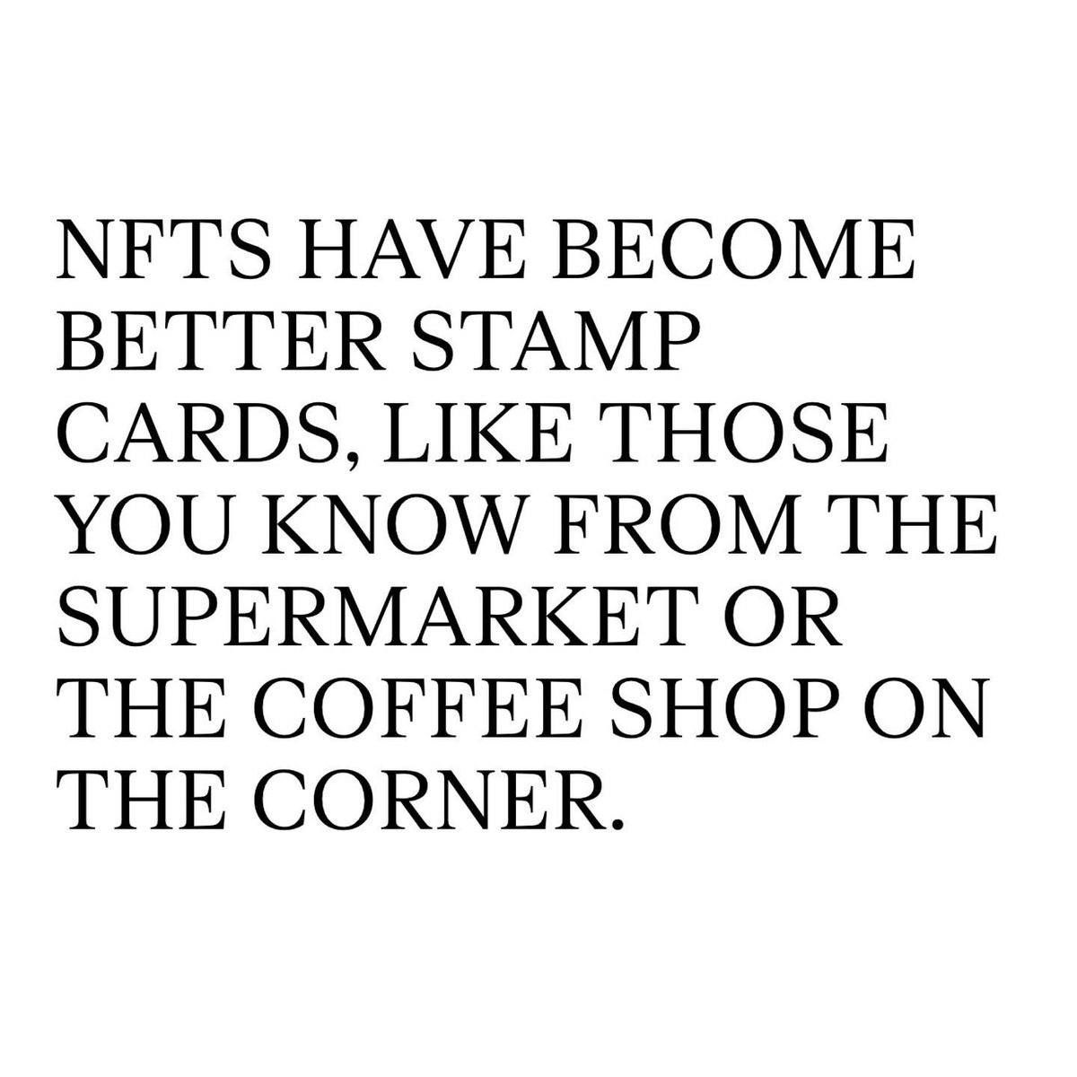 i wrote a text about the emergence of the new online art world and the question of whether we still need galleries for what they are. 

what is an nft besides an nft? the new online art world in the post-nft era 

👉 art-dus.de/nft-guest-essa…