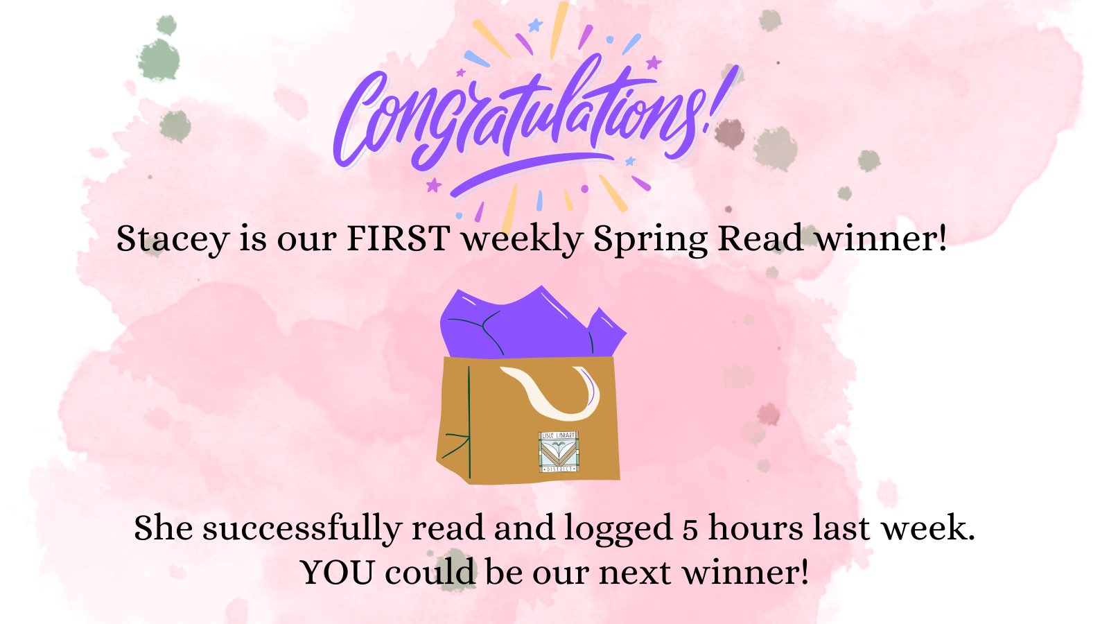 Lisle Library Dist. on Twitter "Congrats to our first Spring Read