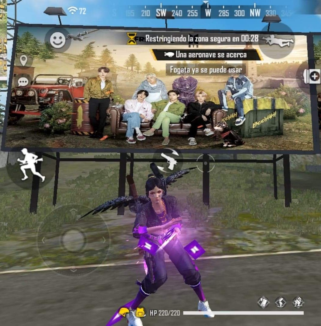 aley_devillal's tweet photo. Gracias Garena (Free fire) por la maravillosa colaboración con BTS.💜😍

#FFxBTSconcurso https://t.co/QA49OhYZ8F