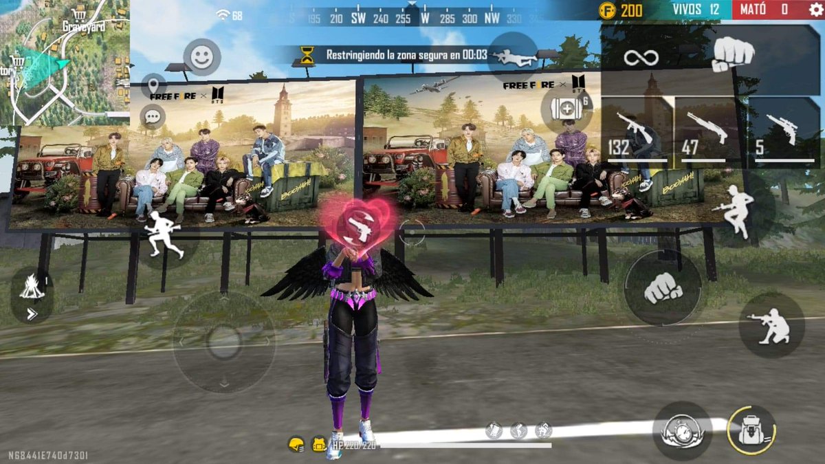 aley_devillal's tweet photo. Gracias Garena (Free fire) por la maravillosa colaboración con BTS.💜😍

#FFxBTSconcurso https://t.co/QA49OhYZ8F