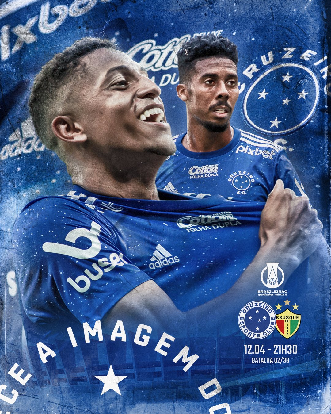 Cruzeiro Esporte Clube - AMANHÃ TEM #CRUZEIRO, NAÇÃO AZUL! 🔵⚪🦊 Vamos com  tudo para o jogo porque só os três pontos nos interessam. Bora buscar a  reabilitação no @Brasileirao! Bora jogar juntos