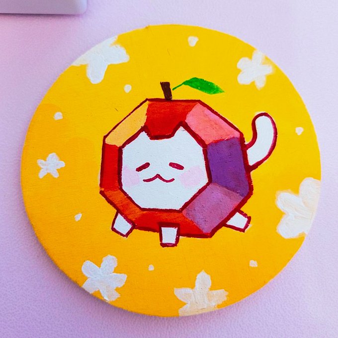 Apple cat and lemon cat 🐱 