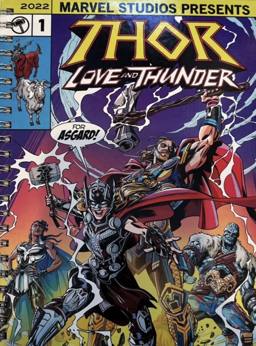 RT @lovethundernews: “For Asgard!”

New officially licensed Thor: Love and Thunder promo art https://t.co/aQsiIXMyjG