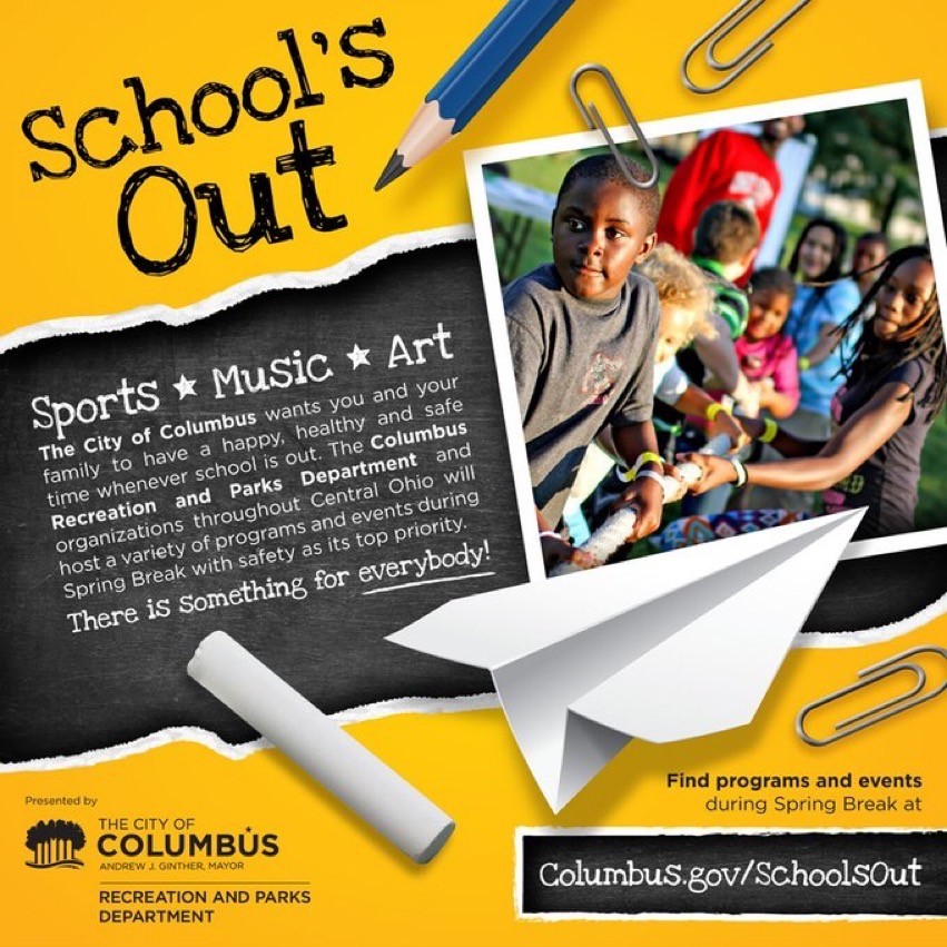 City of Columbus on Twitter "Check out ColsRecParks' School's Out