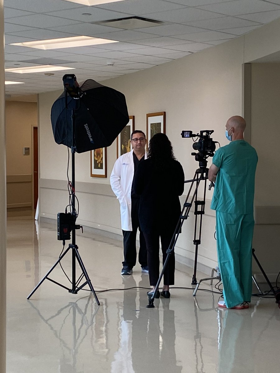 Behind the scenes - another first today by @SamSharmaEPHrt and our EP program! Our #LAAO program continues to grow and thrive and Dr. Sharma is a lead implanter and proctor for the #amulet device in the nation. #strokeprevention #afib #EPeeps #strokeawareness
