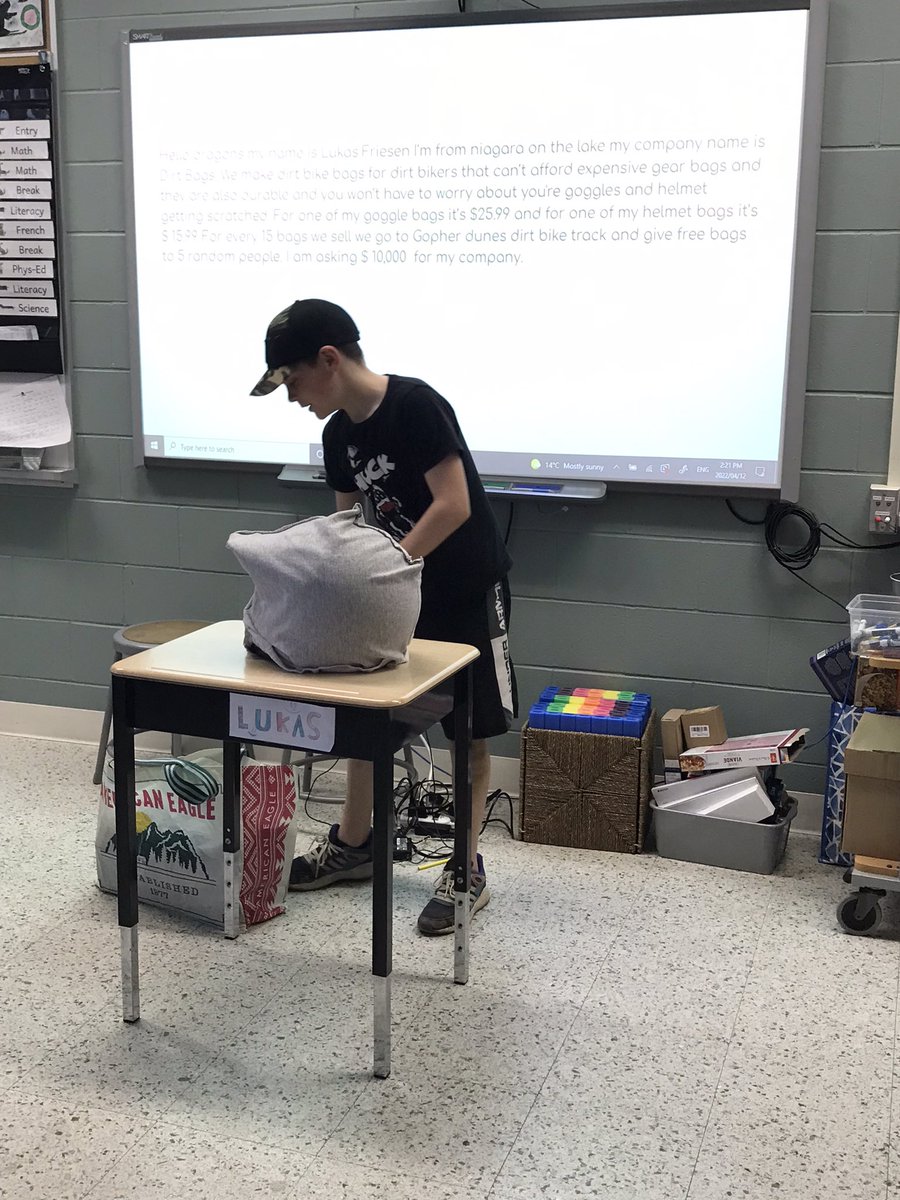 Today’s Dragon pitched bags for helmets and goggles- great job LF! <a href="/CrossroadsDsbn/">Crossroads DSBN</a>