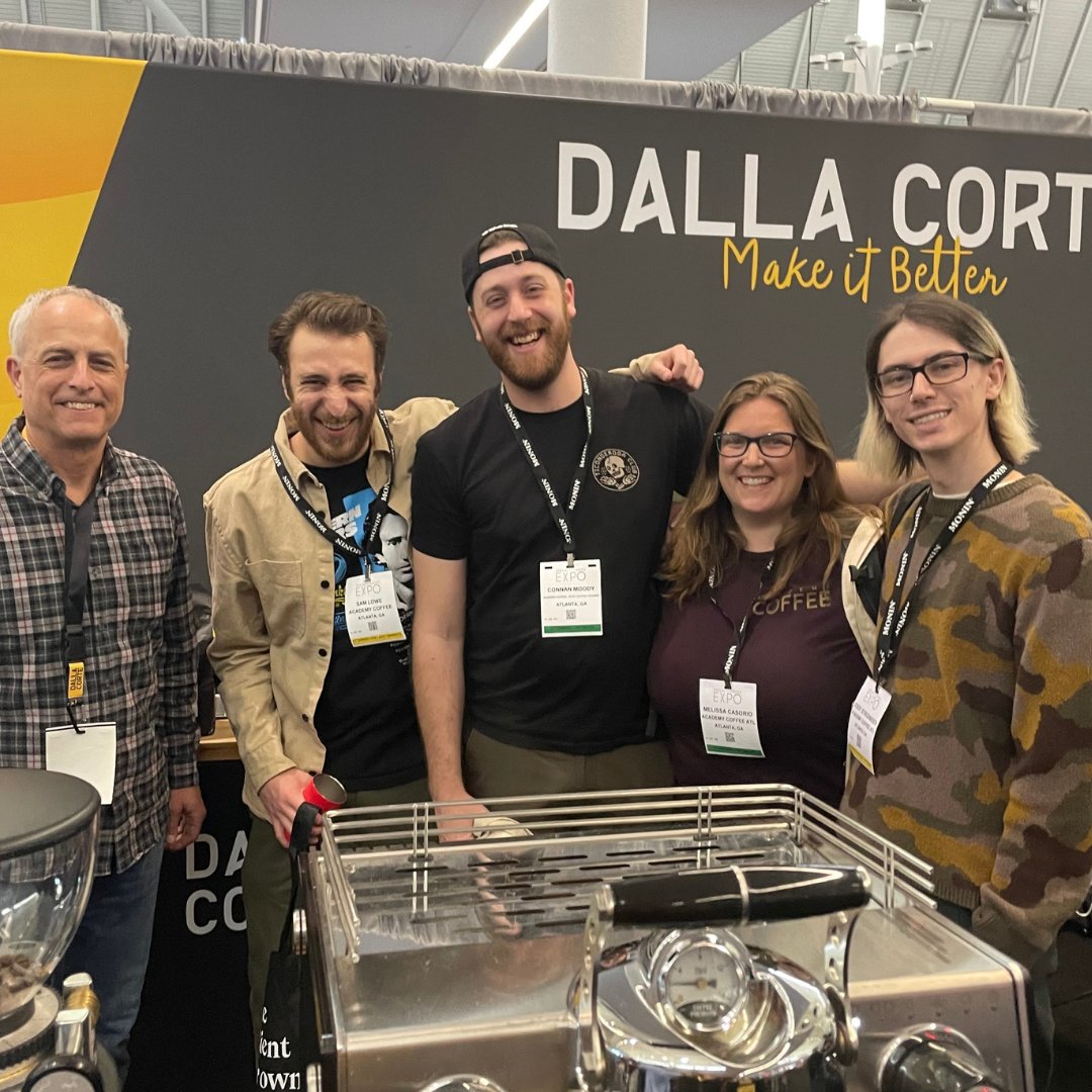 We had a blast at the Specialty Coffee Association event this past weekend in Boston, MA. Of course, it wouldn't be a great time unless we got to see @academycoffeeatl &amp;  @gyst_connan as well!
@dallacorte_espresso #AcademyCoffee #DallaCorte #SCA22