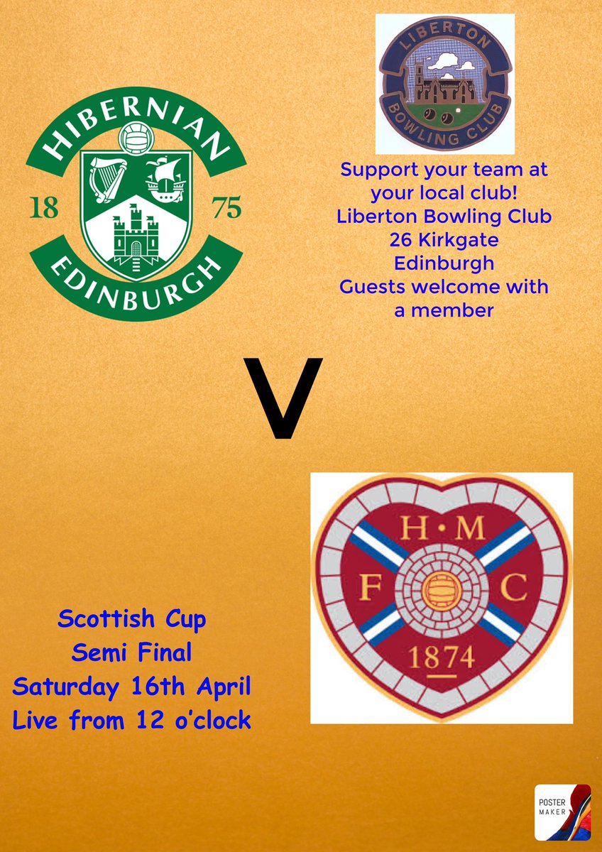 LibertonBC's tweet photo. Hibs to score an unlikely win? Hearts to repeat last weekend’s 3-1 win 🤔

Watch it live in the club this Saturday! Bring along a friend to enjoy the lively encounter ⚽️🤺

Still probably the cheapest bar in town. £2 a Peroni, £1.60 a quarter gill, £3.60 for a pint of Moretti. https://t.co/srQ9cfCPbg
