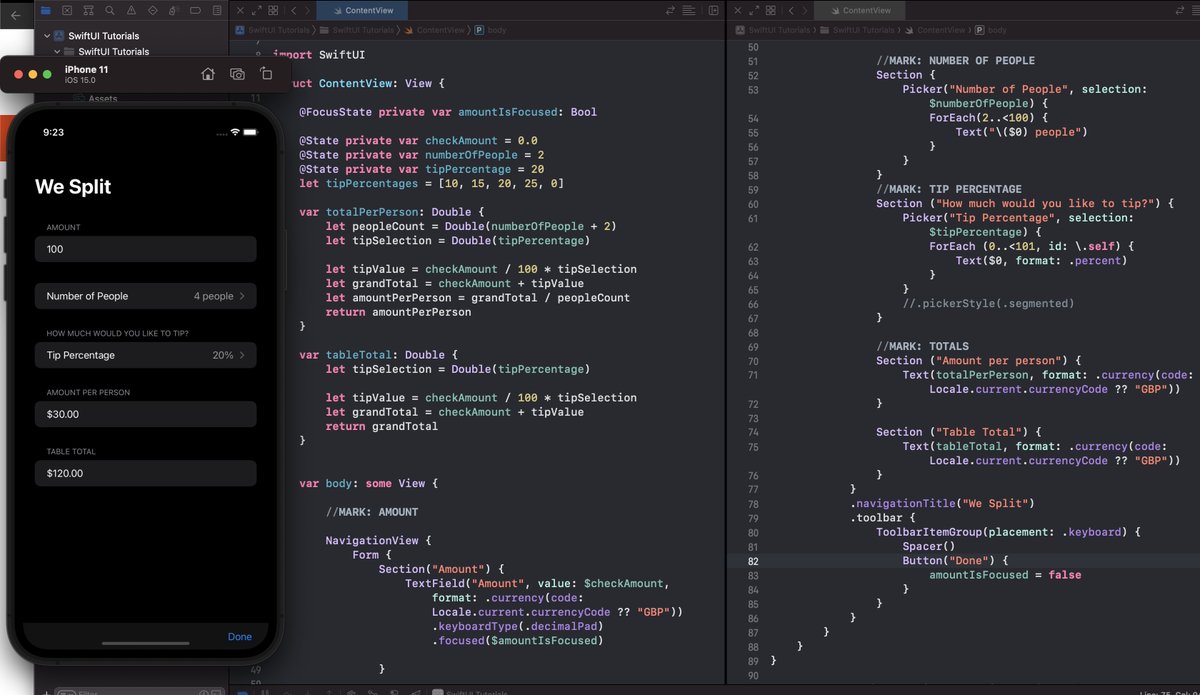 JohnPill4's tweet image. #100DaysOfSwiftUI Started again as I ran out of time in my day for studying swift a few months ago around Day 60. This time around the first project and all the challenges were a breeze. Hopefully I will make it to day 100 this time! #AppleEdu #DevelopInSwift #100DaysOfCode