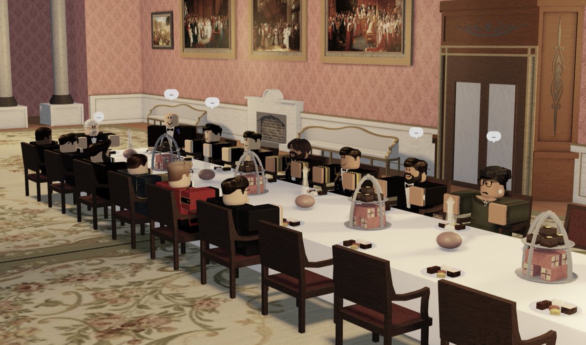 Confederate_CAN's tweet photo. Buckingham Palace hosted an Easter Banquet this evening.

The turnout was impressive and the spirit was high! Canada thanks @RobloxRoyalFam for their great hospitality! We look forward to seeing more events like this take place within the Commonwealth! https://t.co/5rZxbQyeyB