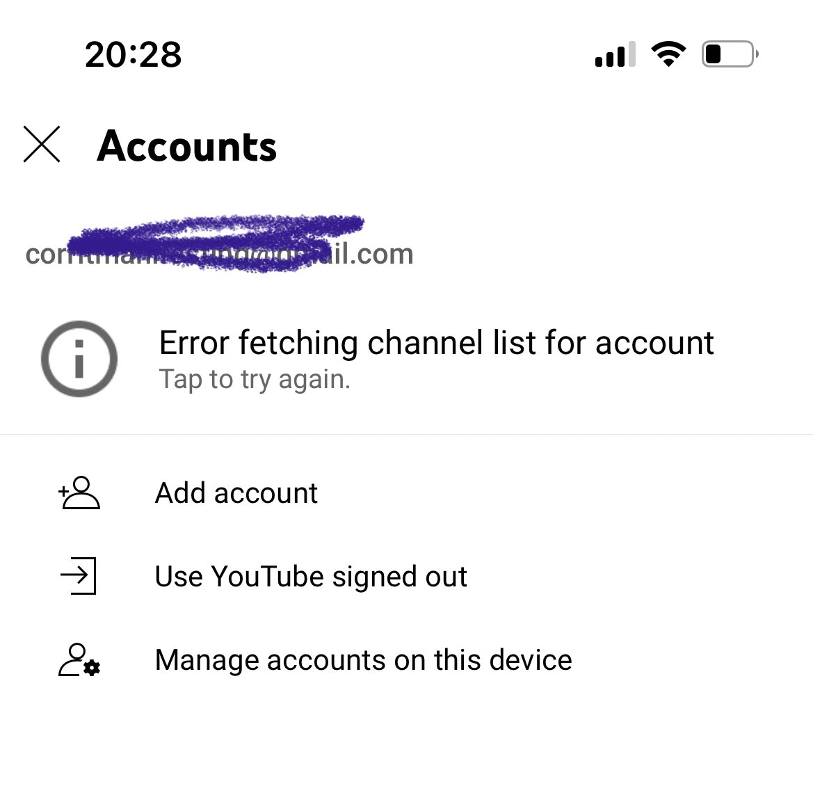 CorriTaylor's tweet photo. @TeamYouTube how do I fix this? https://t.co/XjpYXckr94