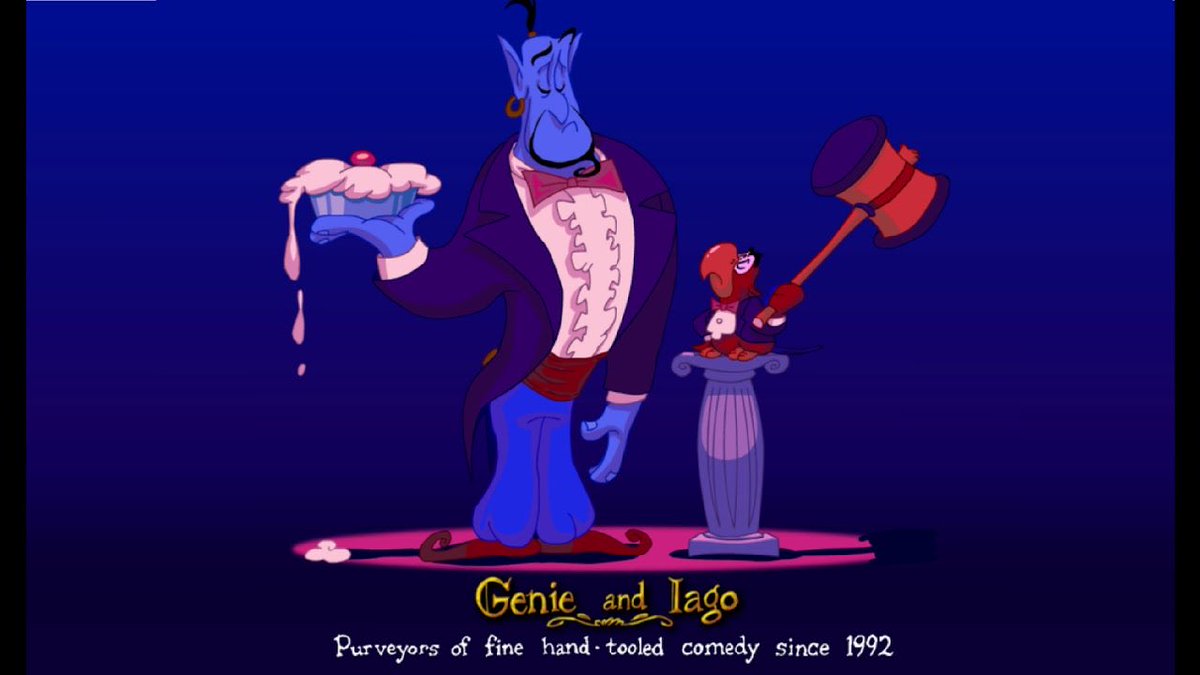 Genie and Iago… These legends are now reunited. #ripgilbertgottfried