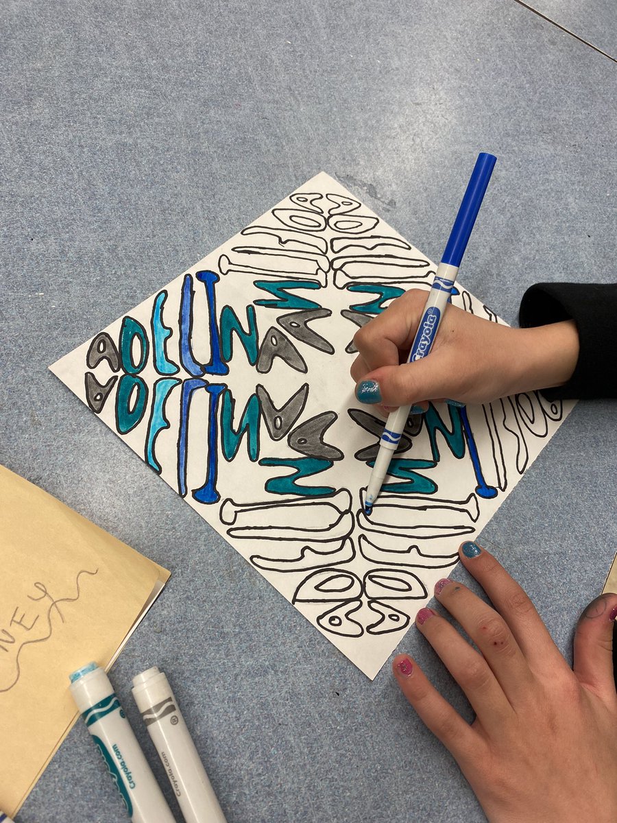 FTSD_Anderson's tweet photo. In-Progress 5th Grade Kaleidoscope Names https://t.co/YuVx0Xki2z